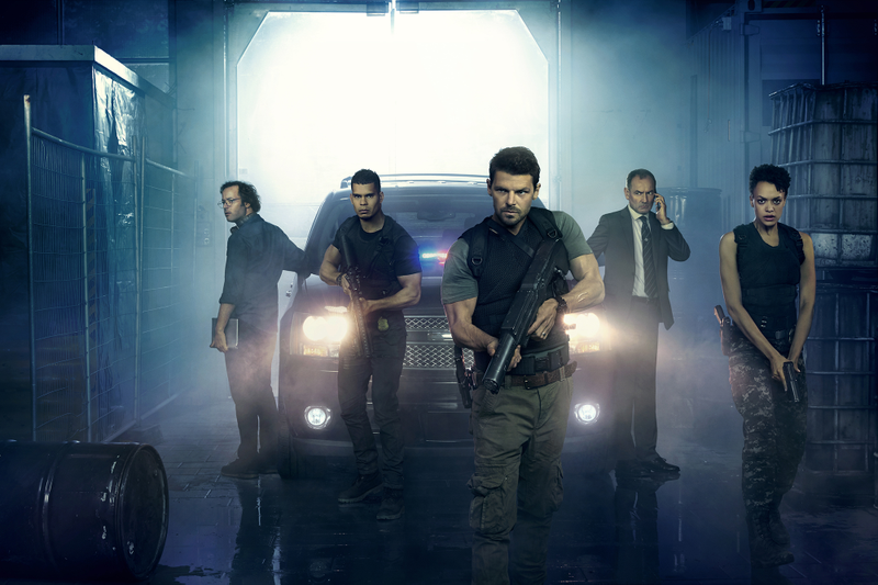 Illustration for article titled Here's a Much Closer Look at Syfy's New Alien Terrorist Show, Hunters